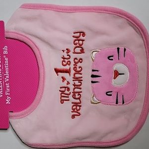 Baby my first Valentine Bib
